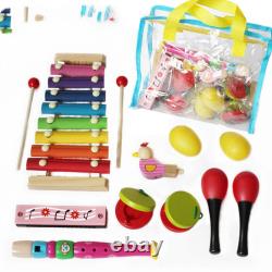 19-piece Musical Instrument Set Early Education Teaching Aids