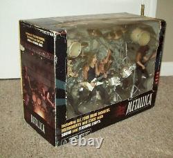 2001 McFarlane Metallica Harvesters of Sorrow Box Set Figure Stage guitar tix