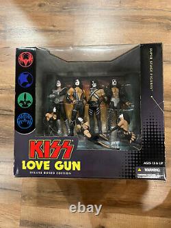 2004 McFarlane Toys Boxed Set KISS LOVE GUN Deluxe Boxed Edition RARE NISB
