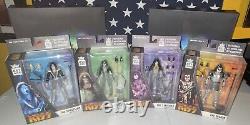 (2) KISS BST AXN KISS 4 Pack Signature Colors & Each Single Pack Action Figures