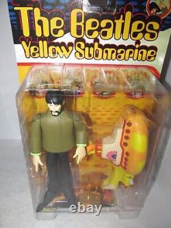 4 The BEATLES 1999 McFarlane Toys Yellow Submarine VINTAGE Action Figures NIB