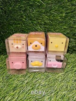 6 Takara Musical Stackable CUBEEs Farm Collection Cow Pig Chick