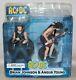 Ac/dc Brian Johnson & Angus Young 2007 Reel Toys Action Figures Sealed Nrfp