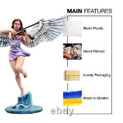 Action Figure Music Girl Collectible Miniature Painted 1/24 scale 80 mm