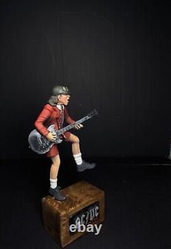 Angus Young with red outfit 21cm (8,2') Handpainted AC/DC