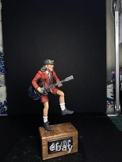 Angus Young with red outfit 21cm (8,2') Handpainted AC/DC