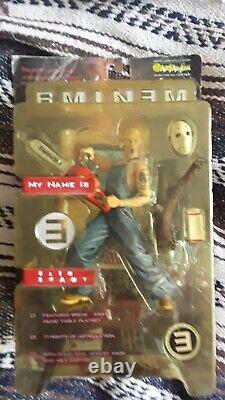 Art Asylum Eminem Slim Shady Chainsaw Marshall Mathers 7 inch Action Figure
