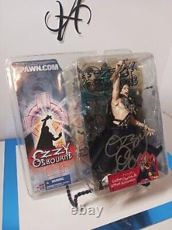 Autographed 2003 McFarlane Toy OZZY OSBOURNE Action Figure with Stage Diorama