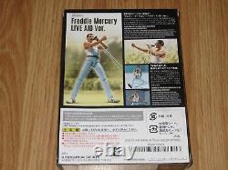 Bandai SH Figuarts Queen Freddie Mercury Live Aid Version Brand New and Sealed