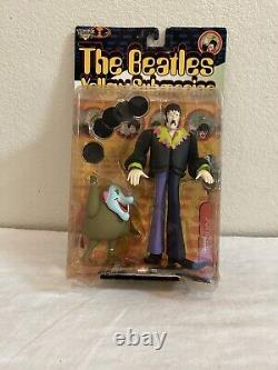 Beatles 9 Mcfarlane 1999 Yellow Submarine Action Figures In Original Box