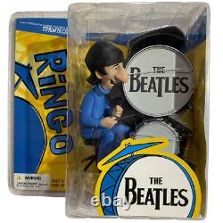 Boxed Set of 4 McFarlane The Beatles Action Figures Collectible All the Fab Four
