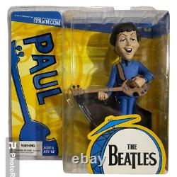 Boxed Set of 4 McFarlane The Beatles Action Figures Collectible All the Fab Four