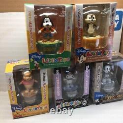 Disney Little Taps Music Toy Dance Figure Set of 5 Chip Goofy Mickey Kuromi Pooh