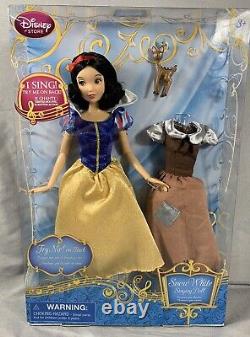 Disney Store Snow White Singing Doll 12 Dress Set Disney Princess RARE SEALED