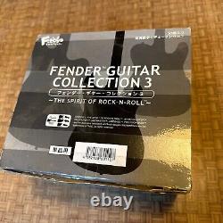 F-Toys 1/8 Scale Fender Guitar Collection 3 Figures Lot 10 Rare Japan Man Cave