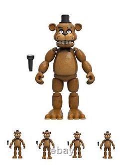 Funko Five Nights Golden Freddy Articulated Freddy Action Figure, Set Of 5