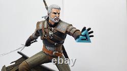 Geralt of Rivia vs Drowner 3d Printed Resin Statue The Witcher