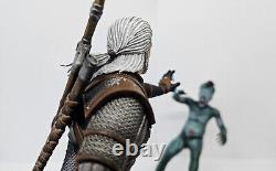 Geralt of Rivia vs Drowner 3d Printed Resin Statue The Witcher