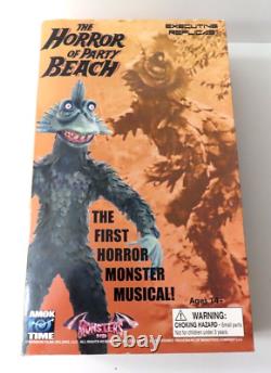 Horror of Party Beach Amok Time Monster Action Figure Musical Atomic Beast RARE