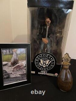 JOEY RAMONE Hey Ho Let's Go! Figure RARE With Grave Dirt & Photo