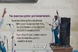 Jimi Hendrix Action Figure Live at Woodstock Spawn McFarlane 2003 NIB
