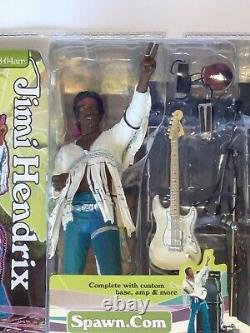 Jimi Hendrix Action Figure Mcfarlane Woodstock Jimi Hendrix Guitar
