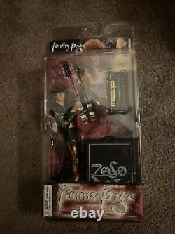 Jimmy Page 7 ZoSo Classicberry Action Figure NEW 2006 Led Zeppelin RARE Neca