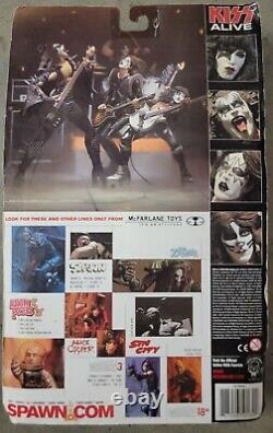 KISS ALIVE McFarlane Toys Complete Set 2000 ACE, PAUL, GENE & PETER Set of 4 New