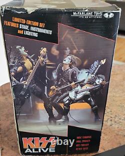 KISS ALIVE STAGE SET 2002LIMITED EDITION. McFarlane Toys NEW IN BOX SEALED