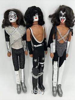 KISS Mego Dolls 1978 Gene Simmons Ace Frehley Paul Stanley Action 13 Figures
