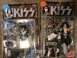 Kiss 1997 Mcfarlane Ultra-Action Figures Dolls Set Of 4 Collectible Gold Album