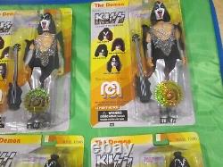LOT OF 6 KISS THE DEMON MEGO Marty Abrams Classic 8 Inch MUSIC ICONS NEW