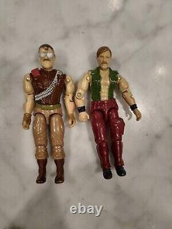 Lot Of 23 Vintage G. I. Joe Action Figures All 1980s Good Condition FREE SHIPPING