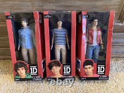 Lot of 3 Hasbro 2012 One Direction Collector Dolls Zayn, Louis, Liam. NIB Rare