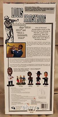 Louis Armstrong Satchmo Animated Singing Figure Gemmy 2002 Collectors Edition