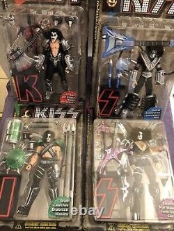 McFarlane Toys 1997 KISS Ultra Action Figures Set of 4 Brand New AS IS