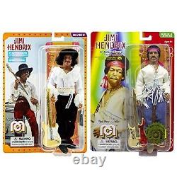 Mego Music Icons Jimi Hendrix Set of 2 Action Figures