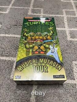 NECA TMNT SDCC Exclusive Musical Mutagen Tour 4 Figures SEALED