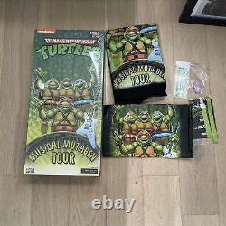 NECA TMNT Teenage Mutant Ninja Turtles Musical Mutagen Tour Limited Edition M