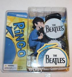 NEW Ringo Starr Beatle Doll Cartoon Action Figure 2004 McFarlane Toys NIP NOS