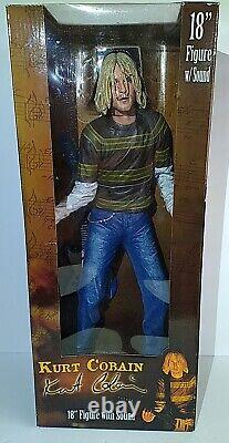 NIB Nirvana Kurt Cobain 18 Figure With Sound Action Figure Neca Toys Grunge