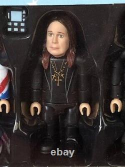 Ozzy Osbourne Action Figure 2002 Set of 4 family members and 3 dogs