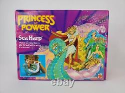 Princess of Power Sea Harp 1985 Mattel Brand New Sealed Vintage Doll Coach