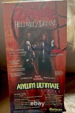 ROB ZOMBIE HELLBILLY DELUXE Art Asylum Ultimate Series 18 Figure 2002 NIB RARE