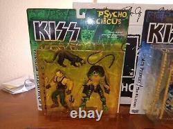 Rare KISS Rock Music 1998 PYSCHO CIRCUS Action Figures Collectible in Box