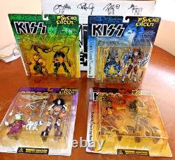 Rare KISS Rock Music 1998 PYSCHO CIRCUS Action Figures Collectible in Box