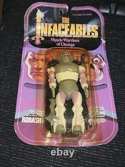 Robash Infaceables Galoob 1984 Figure with Original Card Packaging Music Warrior