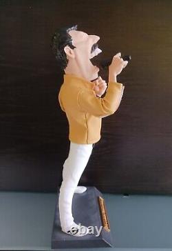 Rock Queen Freddie Mercury 14 Figure Stage Base 3-d Acrylic Painted-pre Owned