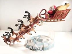 Rudolph the Red Nosed Reindeer & Santa's Sleigh Music Set Playing Mantis 2004