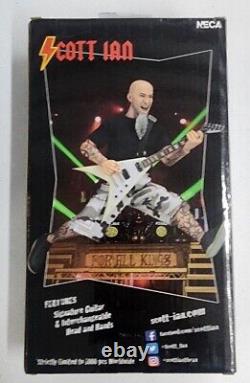 SIGNED NECA Scott Ian Clothed Figure ANTHRAX Zombie Rare OOP Walking Dead Horror